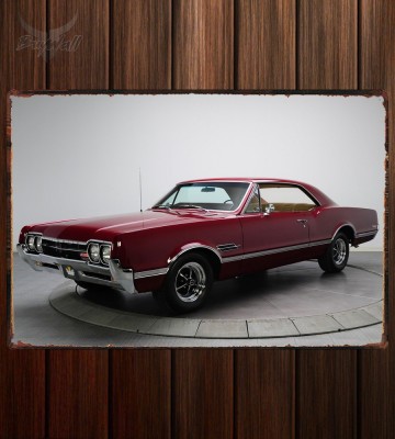 Металлическая табличка Oldsmobile Cutlass 442 Holiday Coupe (3817)